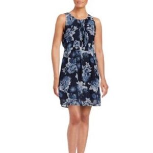 NWT Dex Floral Blue Dress XS